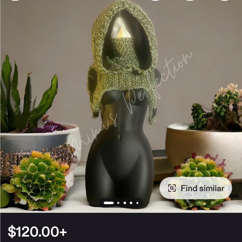 Green Knit Hood